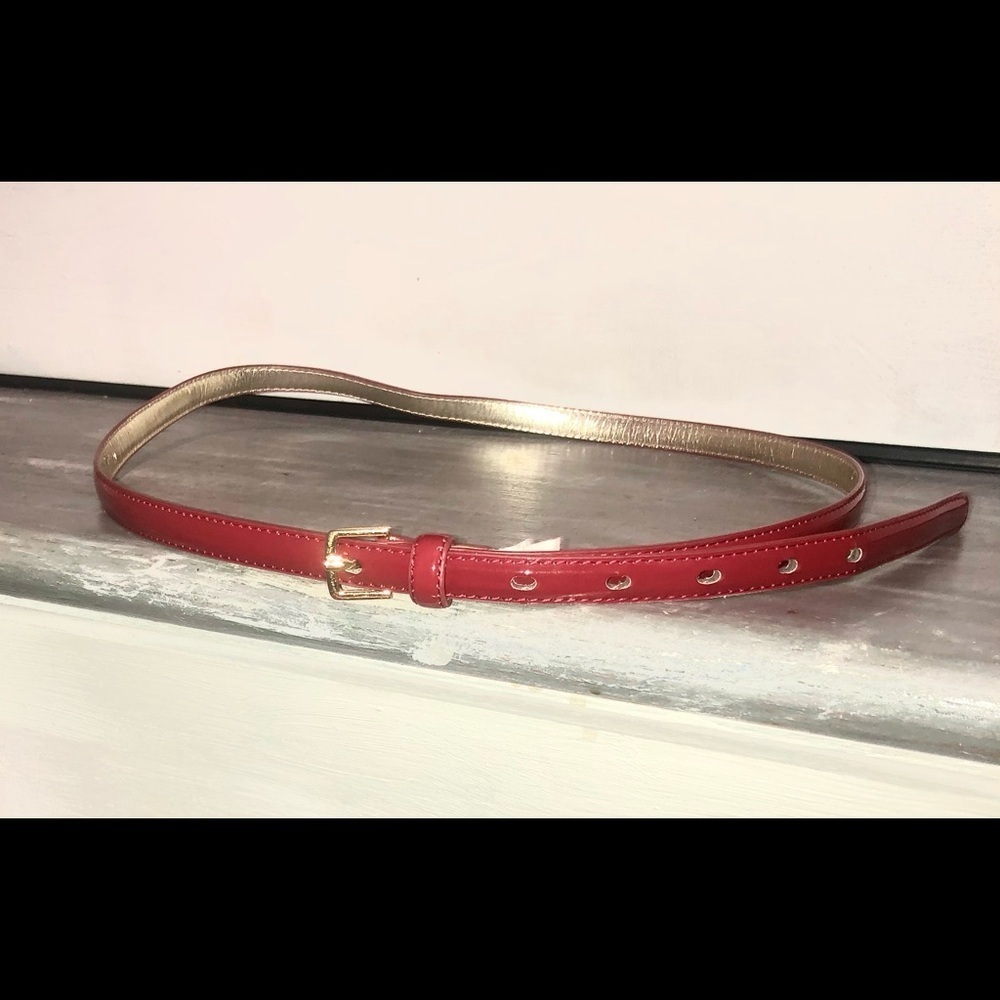 Red Belt XL and Small red purse - Picture 5 of 11